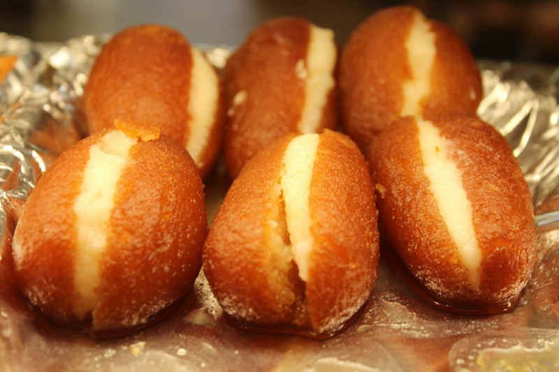 Rich Golden Gulab Jamuns